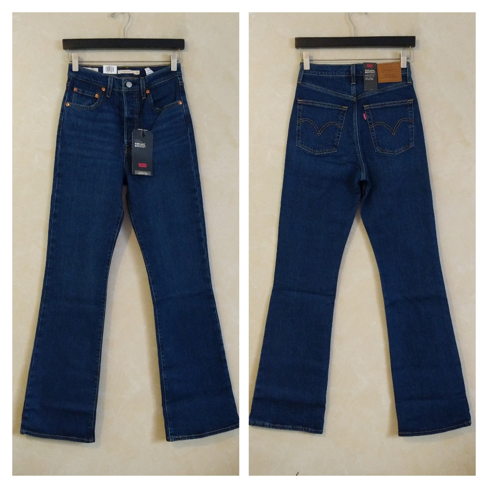 Levi's Ribcage High Rise Bootcut Jeans - Picture 3 of 16